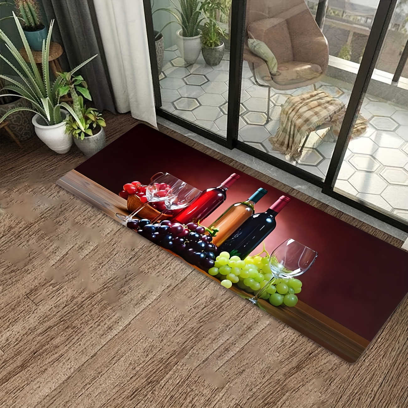 Wine Grape Print Long Runner R - Commercial Printing Supplies Usa ulasan dan harga