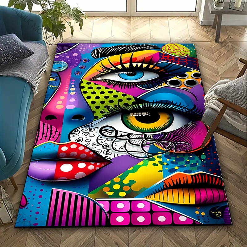 3D HD Printing Pop Art Colorfu - Hall Commercial Printing ulasan dan harga