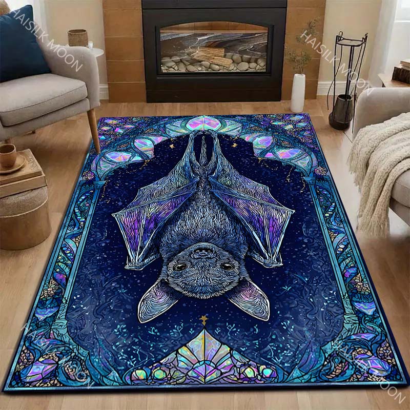 1PC Bat Glass Art Print Carpet - Commercial Glass Printing ulasan dan harga