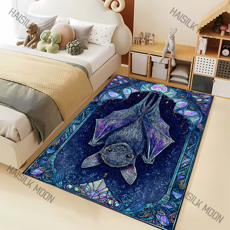1PC Bat Glass Art Print Carpet - Commercial Glass Printing ulasan dan harga