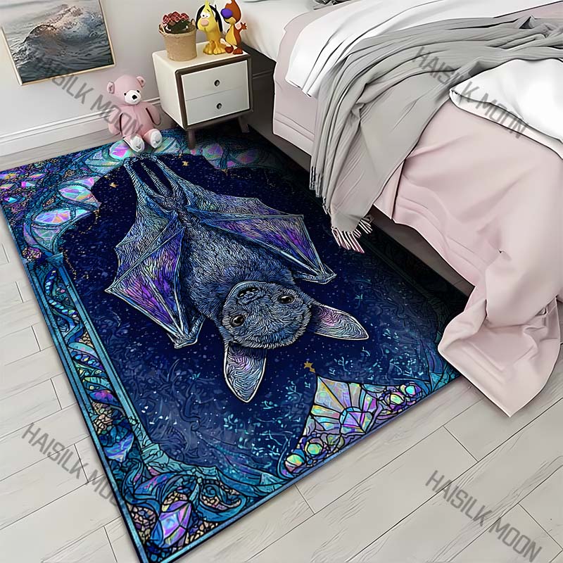 1PC Bat Glass Art Print Carpet - Commercial Glass Printing ulasan dan harga