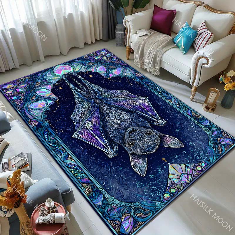 1PC Bat Glass Art Print Carpet - Commercial Glass Printing ulasan dan harga