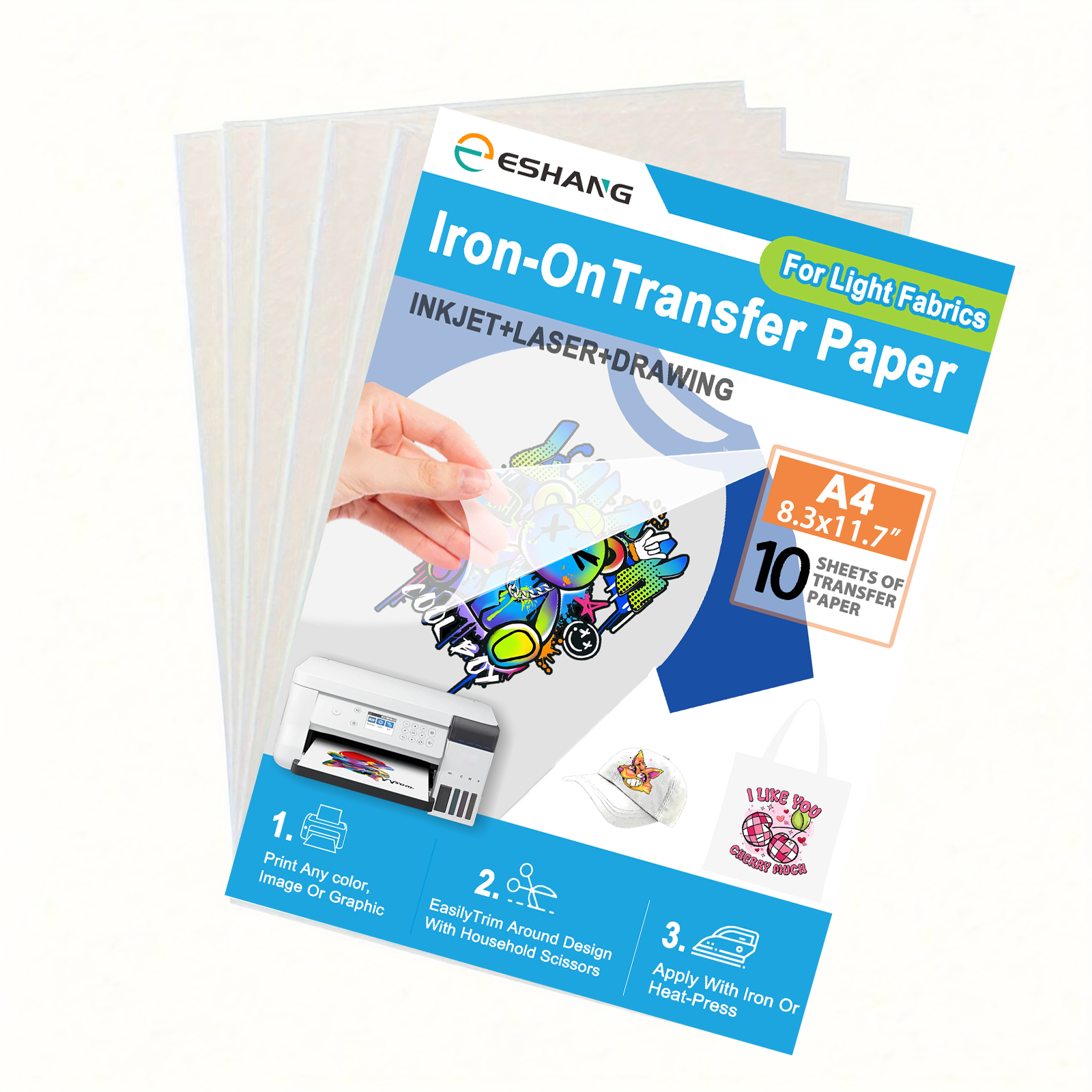 10 sheets of A4 premium heat t - Heat Transfer Vinyl Roll ulasan dan harga