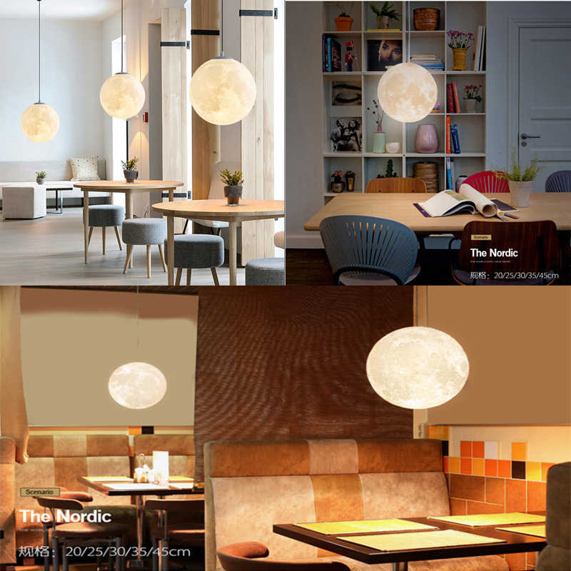 Creative 3D printed moon chand - Hall Commercial Printing ulasan dan harga