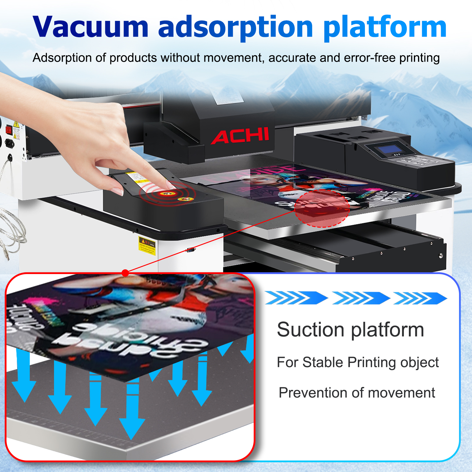 UV Flatbed Printer A1 Size UV  - Commercial Glass Printing ulasan dan harga