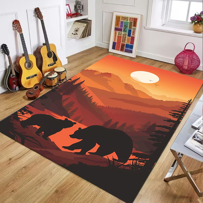 Minimalist Area Rug Mountain L - Hall Commercial Printing ulasan dan harga