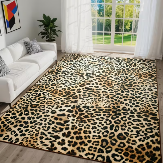Retro Leopard Print Style Hote - Hall Commercial Printing ulasan dan harga