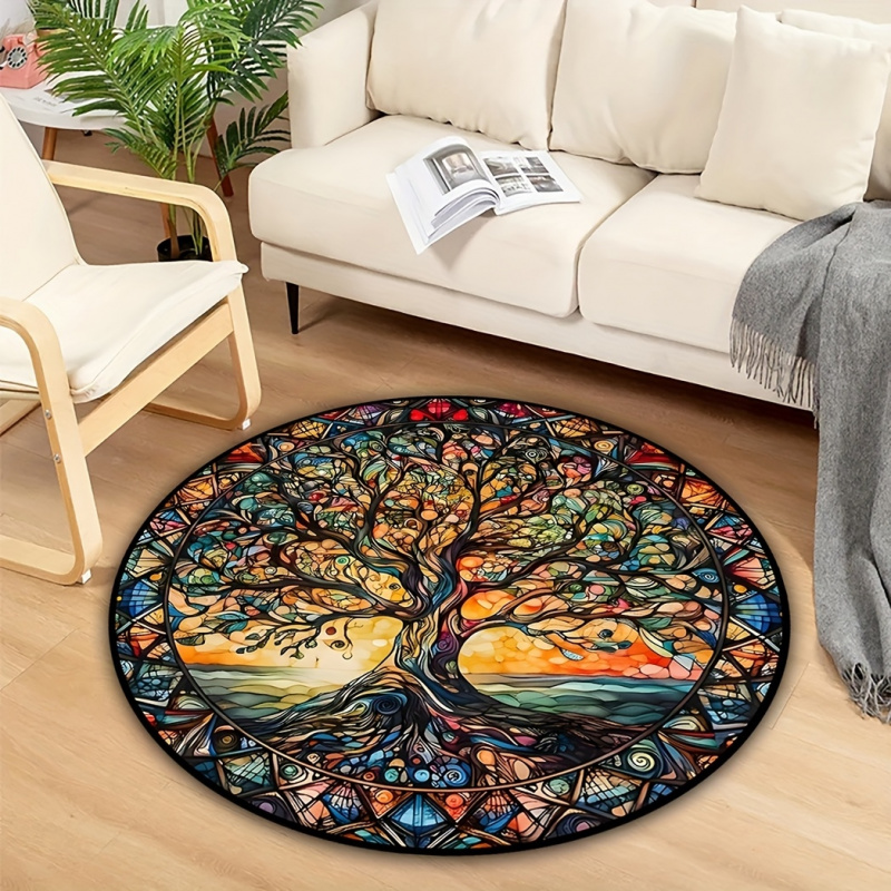 VIKAMA Stained Glass Tree of L - Commercial Glass Printing ulasan dan harga