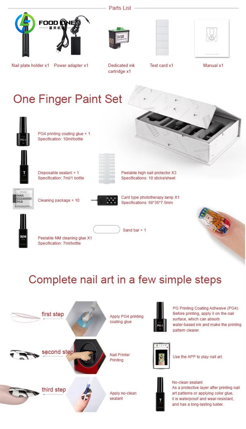 Customized All-in-One 3D Digit - Commercial Nail Printing Machine ulasan dan harga