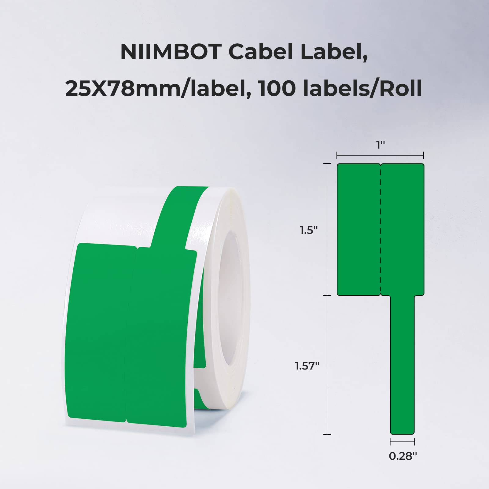 Niimbot Color Cable Label Wate - Heat Transfer Vinyl Roll ulasan dan harga