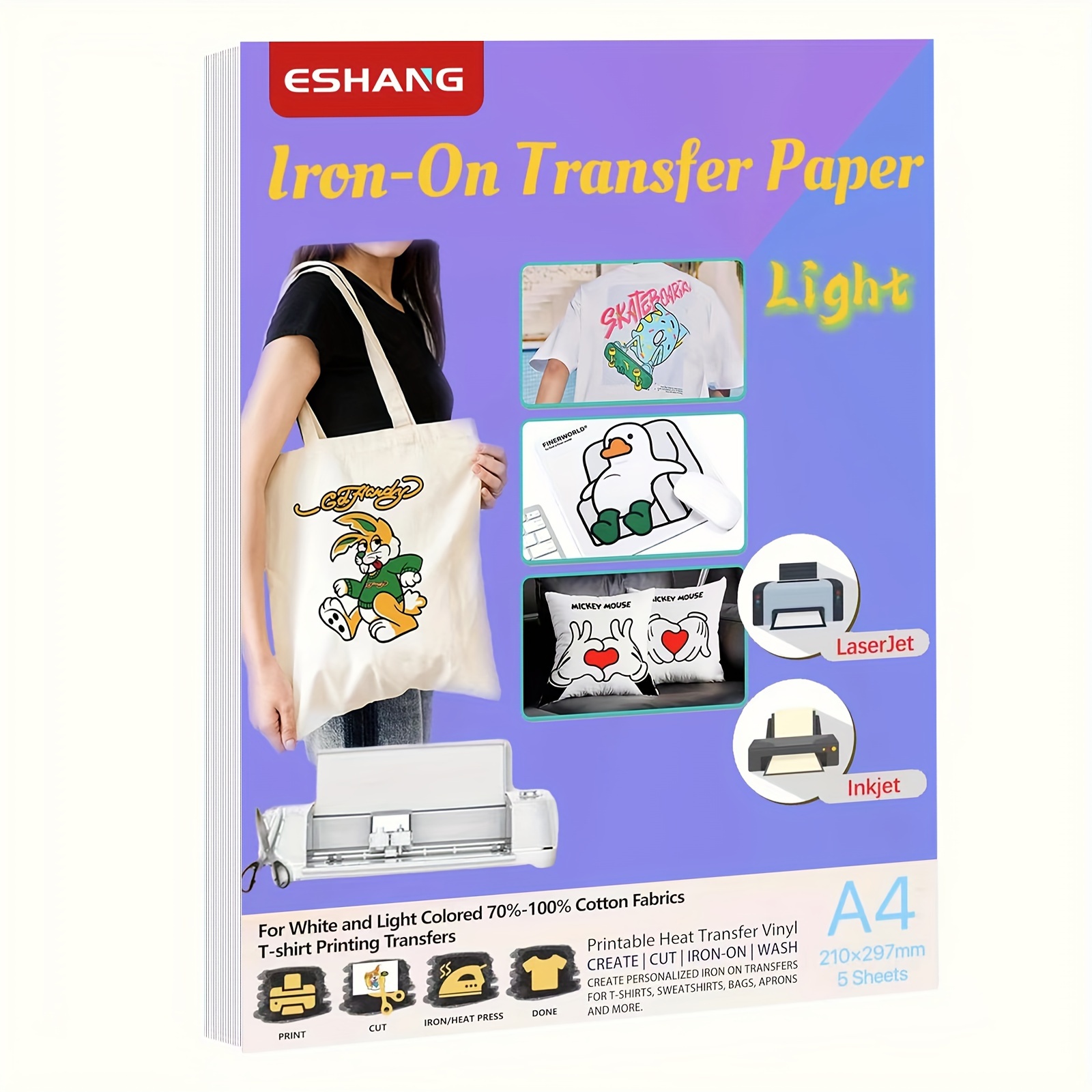 A4 Size Heat Transfer Paper Fo - Heat Transfer Vinyl Roll ulasan dan harga
