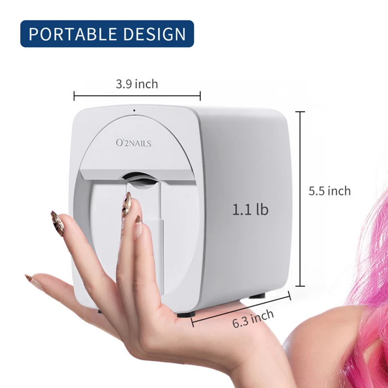 Original Mobile Nail Printer 3 - Commercial Nail Printing Machine ulasan dan harga