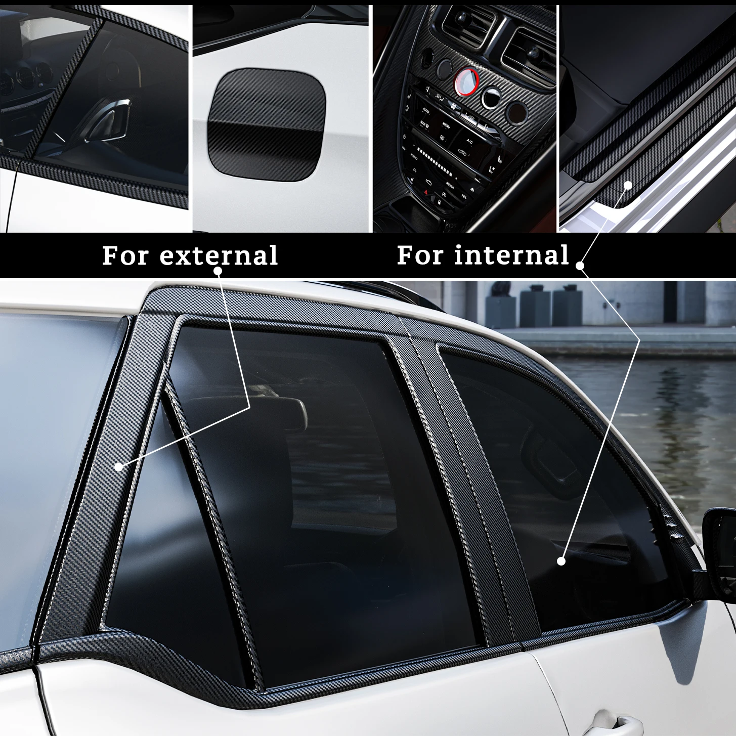 Carbon Fiber Car 3D Tape Stick - Heat Transfer Vinyl Roll ulasan dan harga